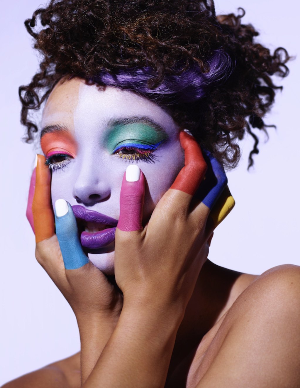 Hunger — Colour Crush: Acid Pop Art Beauty Looks