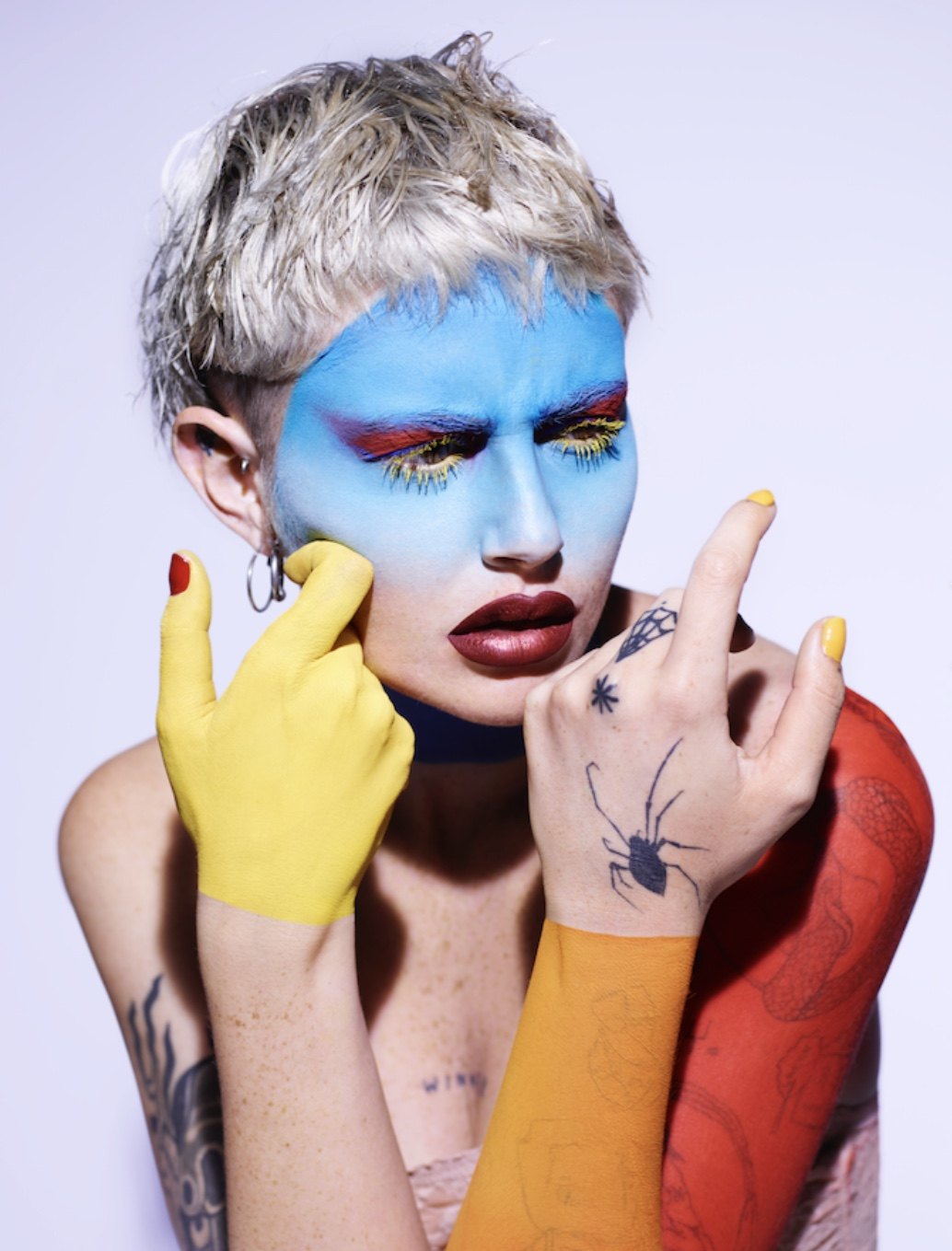Hunger — Colour Crush: Acid Pop Art Beauty Looks